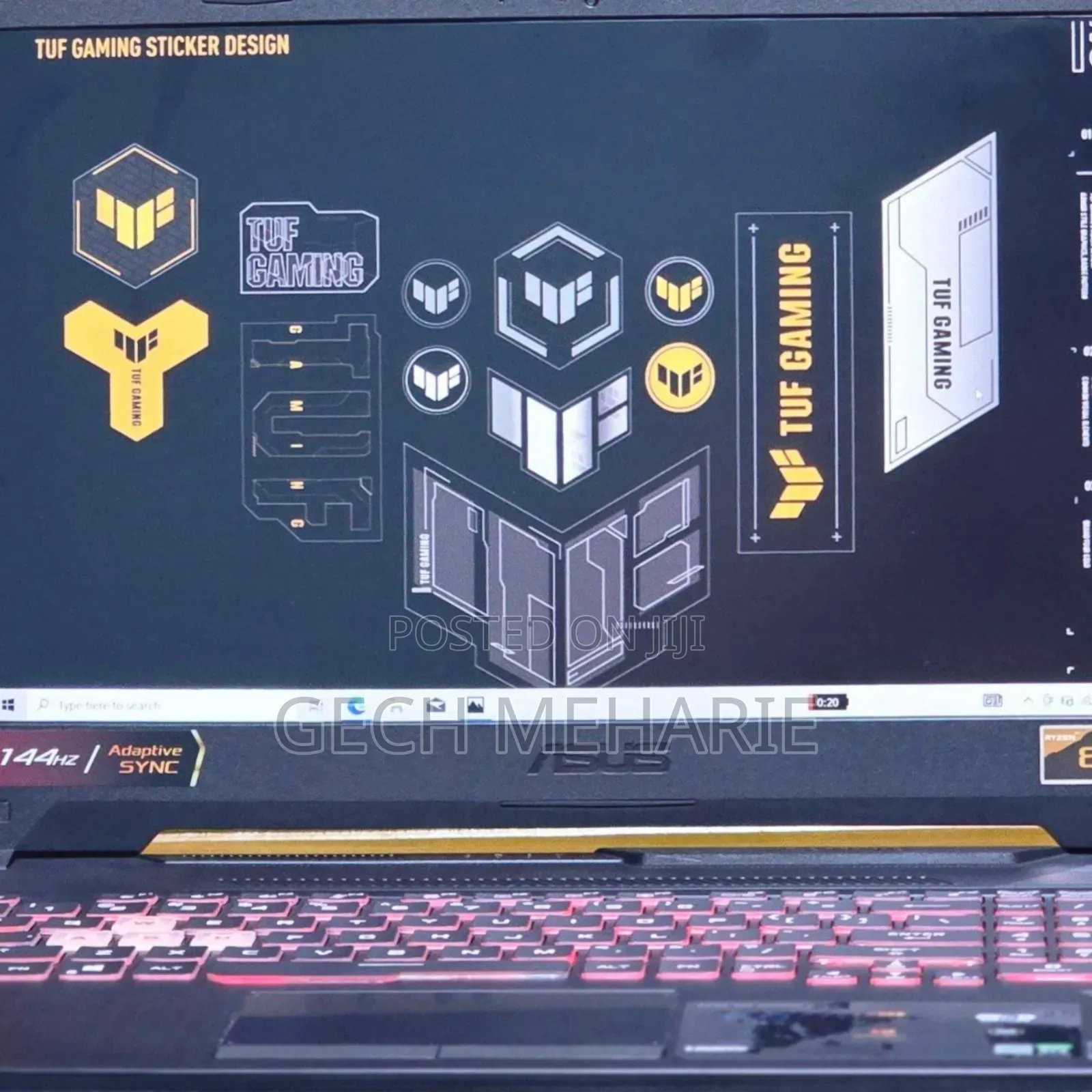 New Laptop Asus TUF Gaming A15 16GB AMD Ryzen 7 SSD 512GB