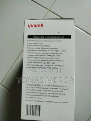 Yu Well Bp Machine፸鋌blood Pressure Monitor፻每method Detection