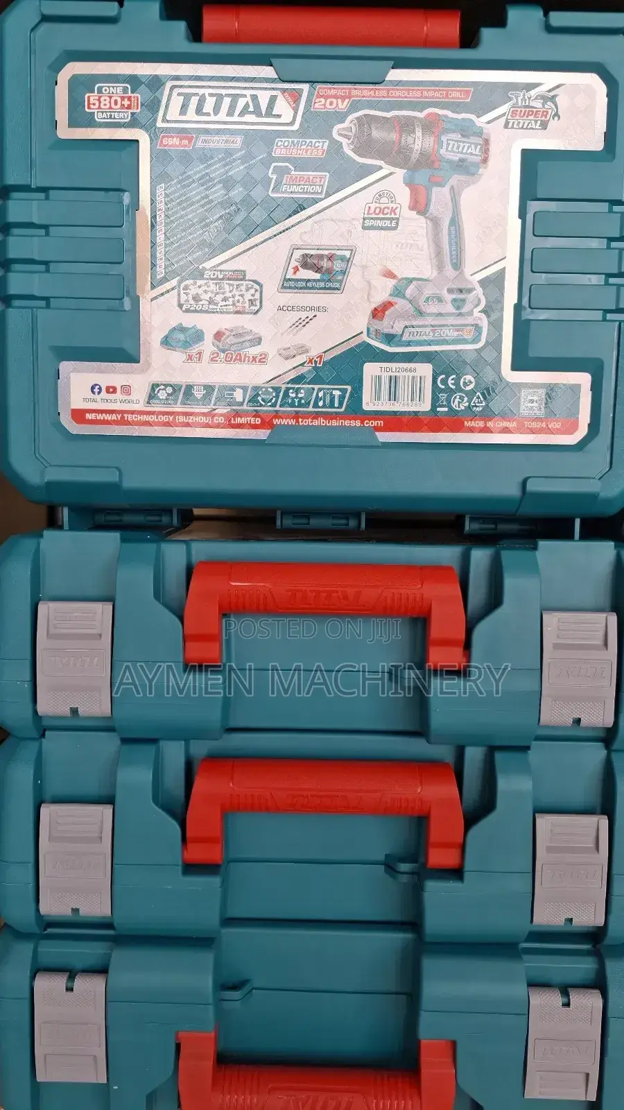 Brushless Cordless Impact Drill 66nm (Tidli20668e)