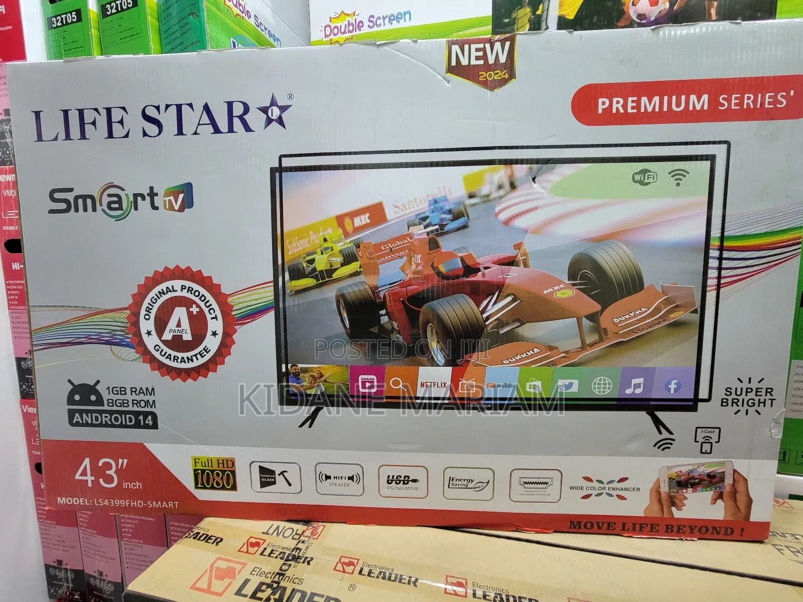 Lifestar 43 New, ላይፍ ስታር 43 ኢንች ቲቪ