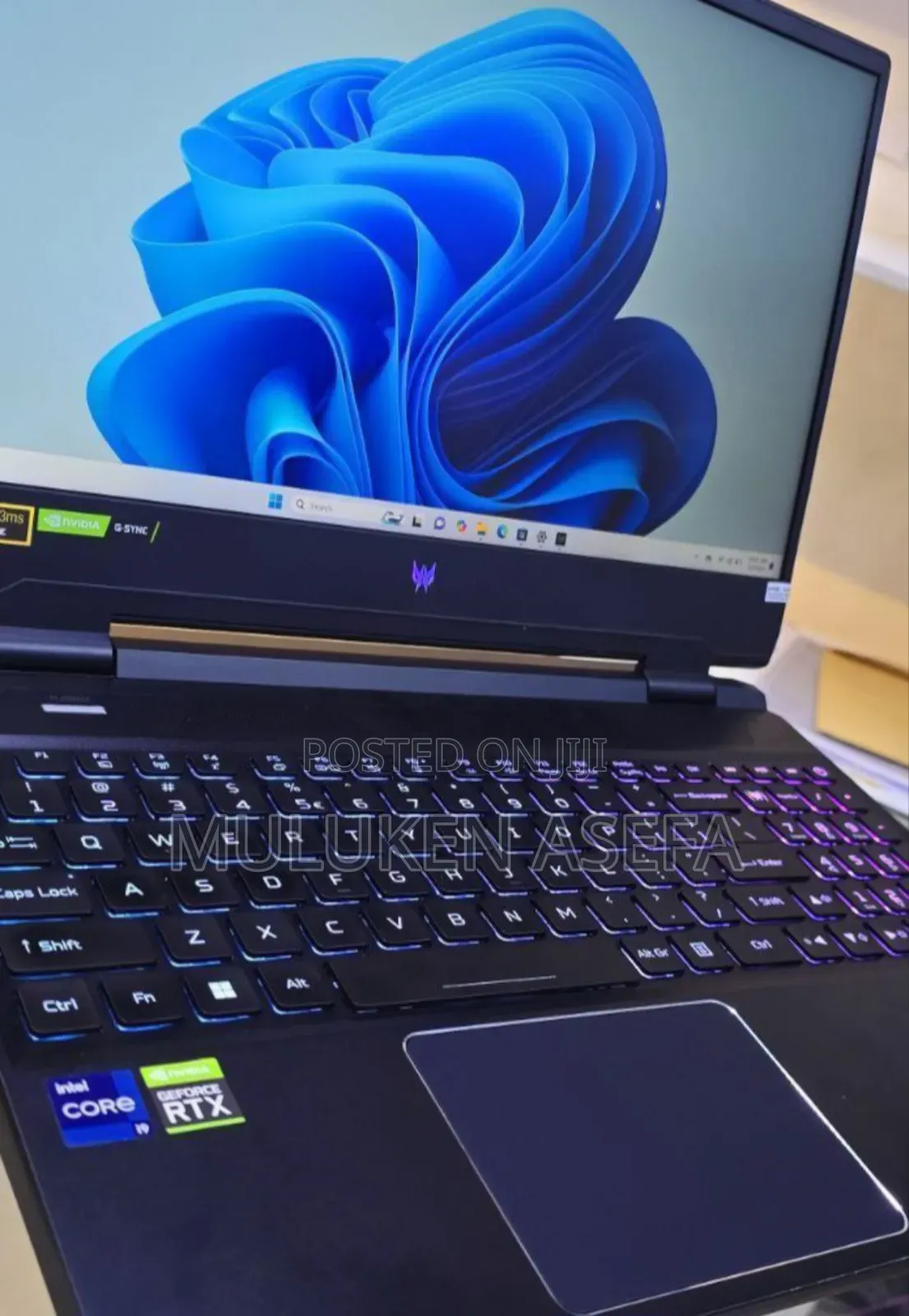 New Laptop Acer Predator 15 16GB Intel Core I9 SSD 1T