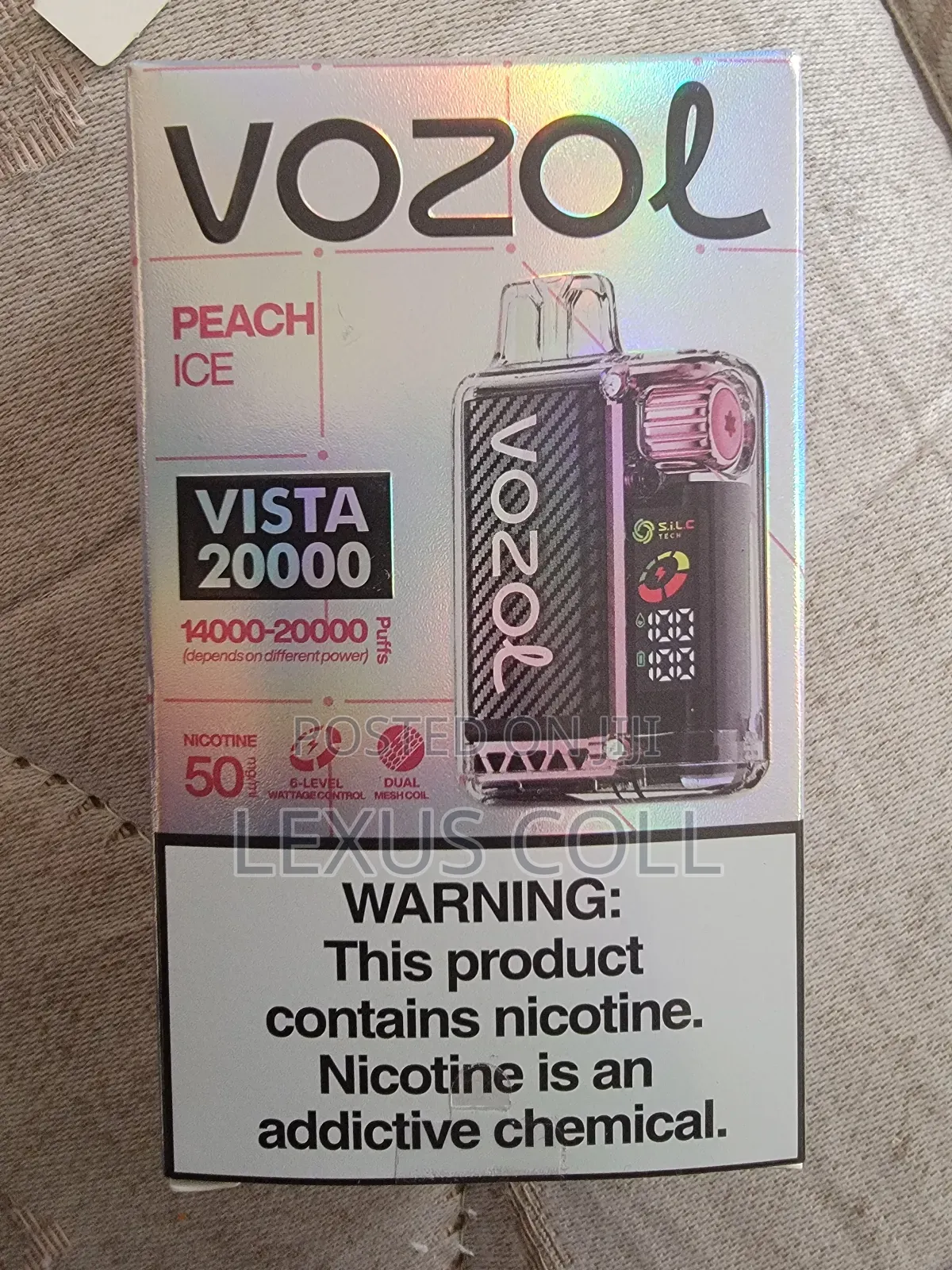 Peach Ice Vape 20,000 Puff