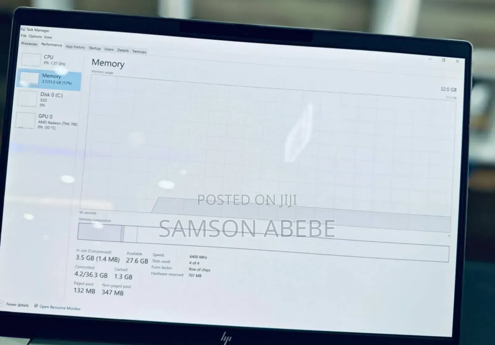 New Laptop HP Pavilion 14 16GB AMD Ryzen 7 SSD 1T