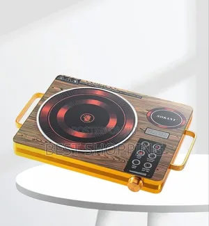 Saachi Touch Electric Stove High Quality Black Colour ተች ስቶቨ