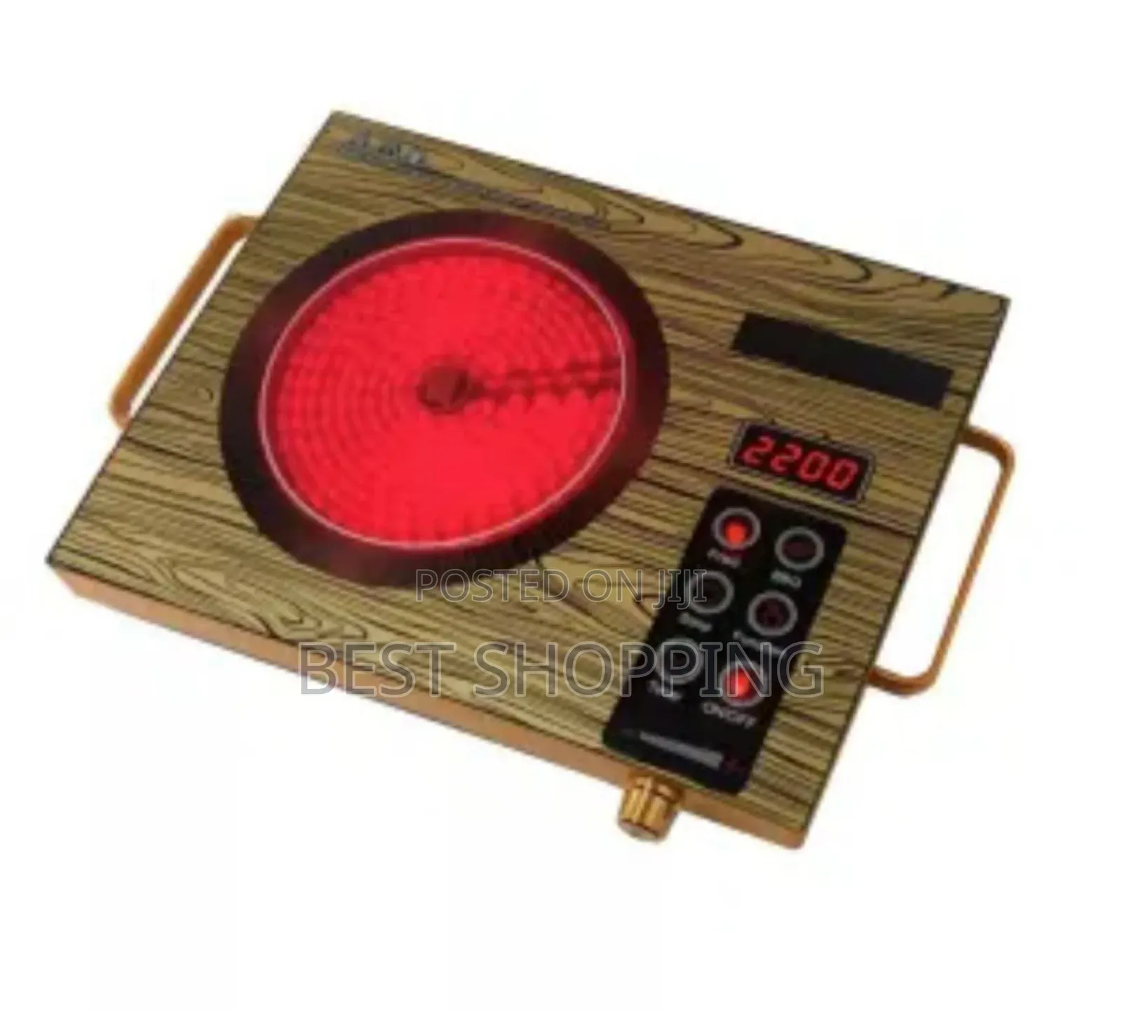 Saachi Touch Electric Stove High Quality Black Colour ተች ስቶቨ