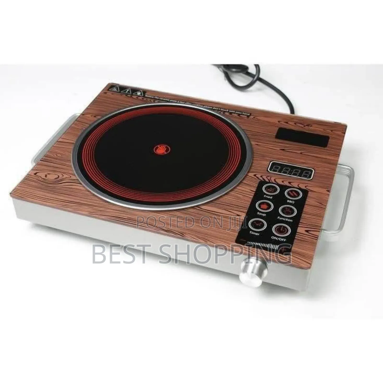 Saachi Touch Electric Stove High Quality Black Colour ተች ስቶቨ