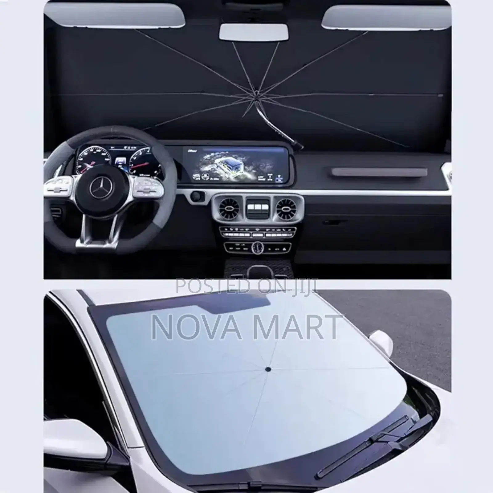 Car Windshield Sun Shade Protector Foldble Reflector Umbrela