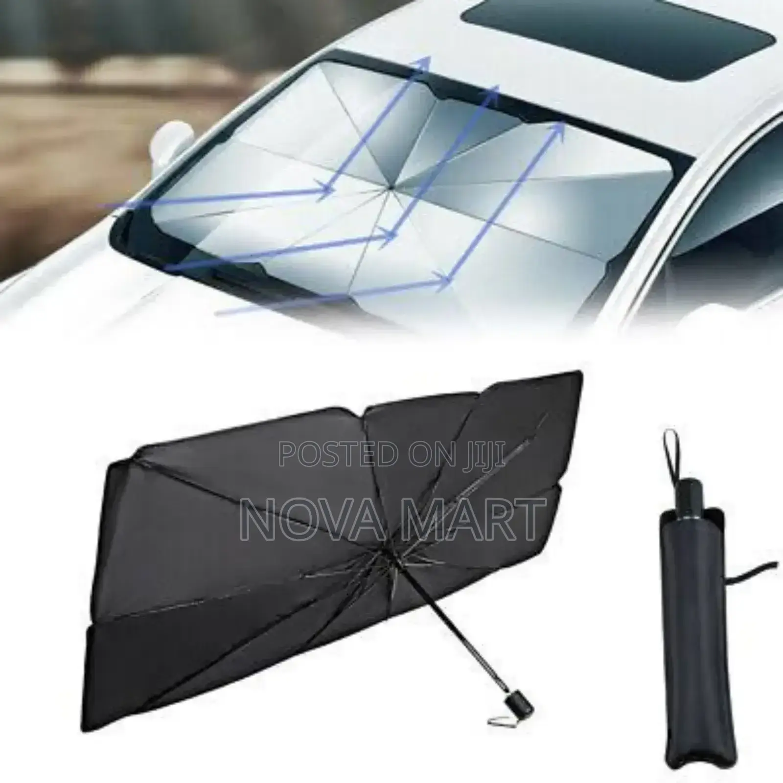 Car Windshield Sun Shade Protector Foldble Reflector Umbrela