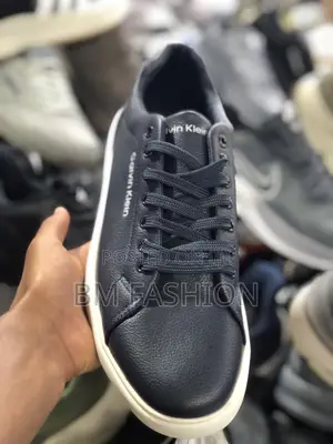 Blue Black Ck Flats Shoes