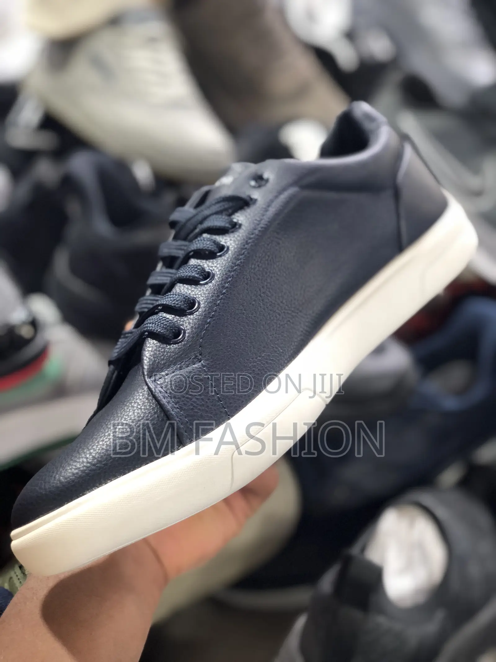 Blue Black Ck Flats Shoes