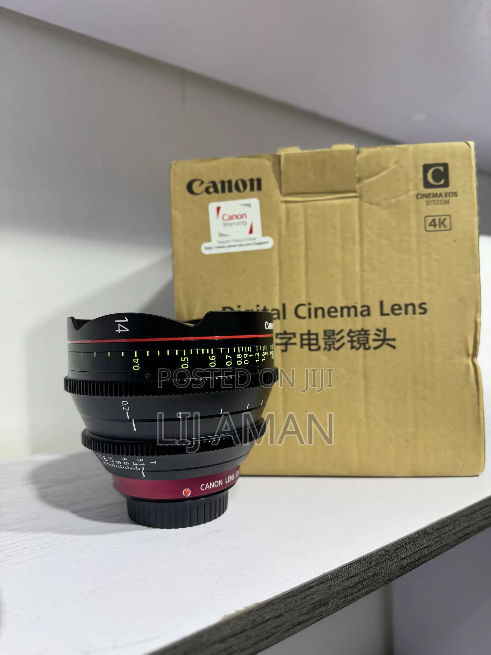New Canon Cn-E 14mm Cinema Prime Lens