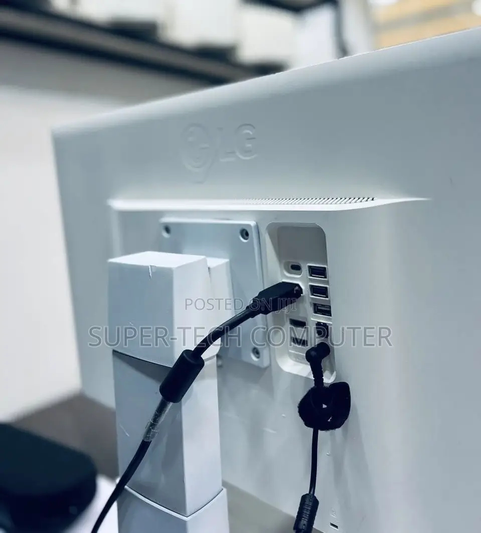 Lg 27 Inchi Frameless Monitor Resolution White Color