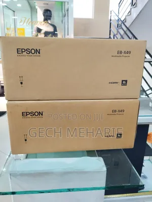 Brand New Epson Projector With Manual Cd and Carton