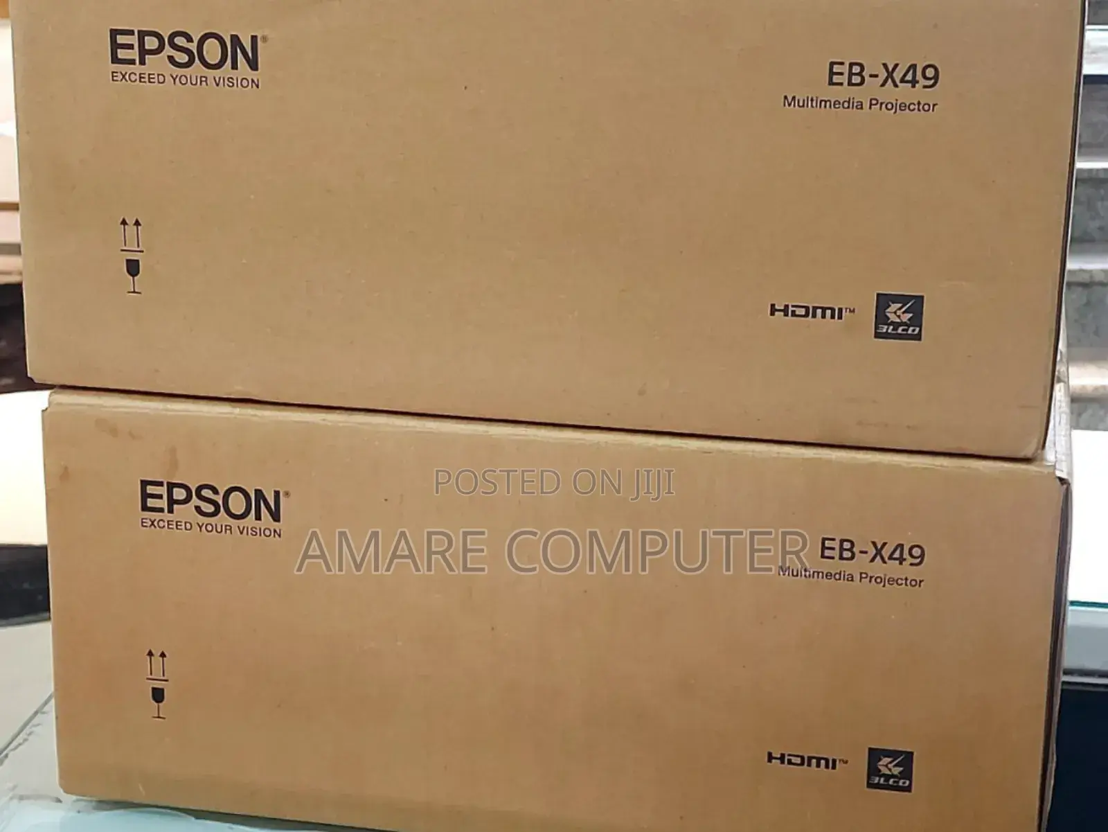 Brand New Epson Projector With Manual Cd and Cartoon Mod