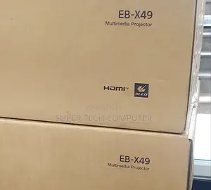 Photo - Epson Eb X49 Brand New With Cartoon Projector