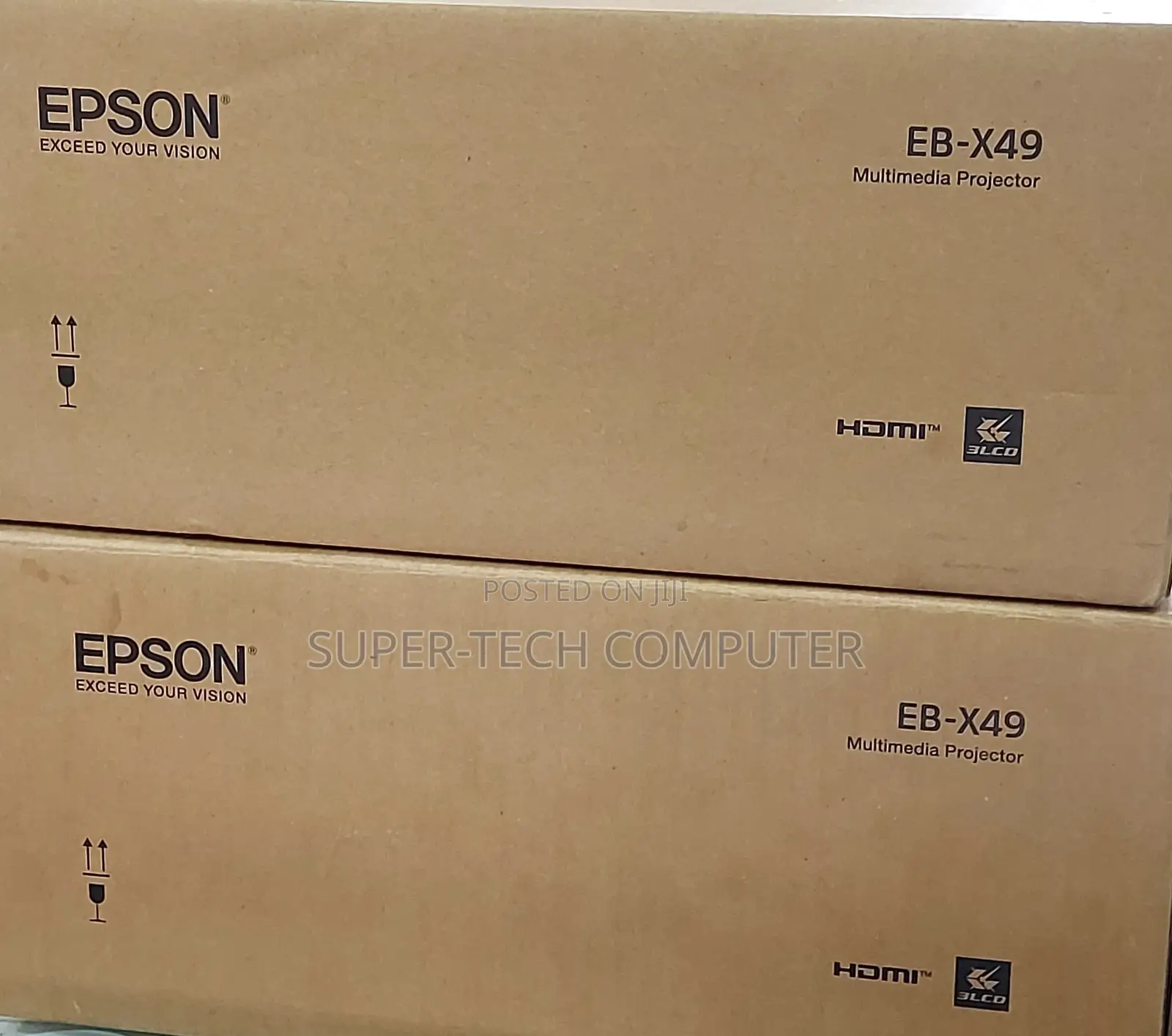 Epson Eb X49 Brand New With Cartoon Projector