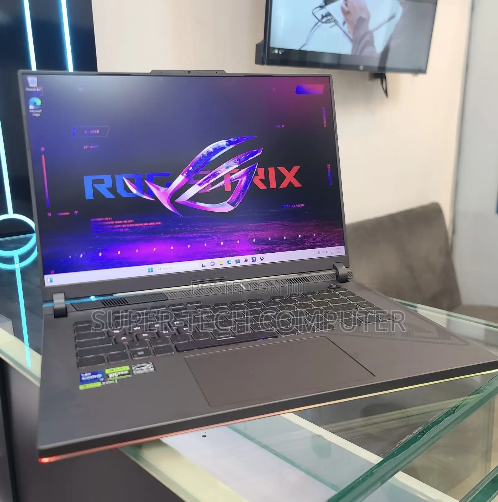 New Laptop Asus ROG Strix G15 16GB Intel Core I7 SSD 1T