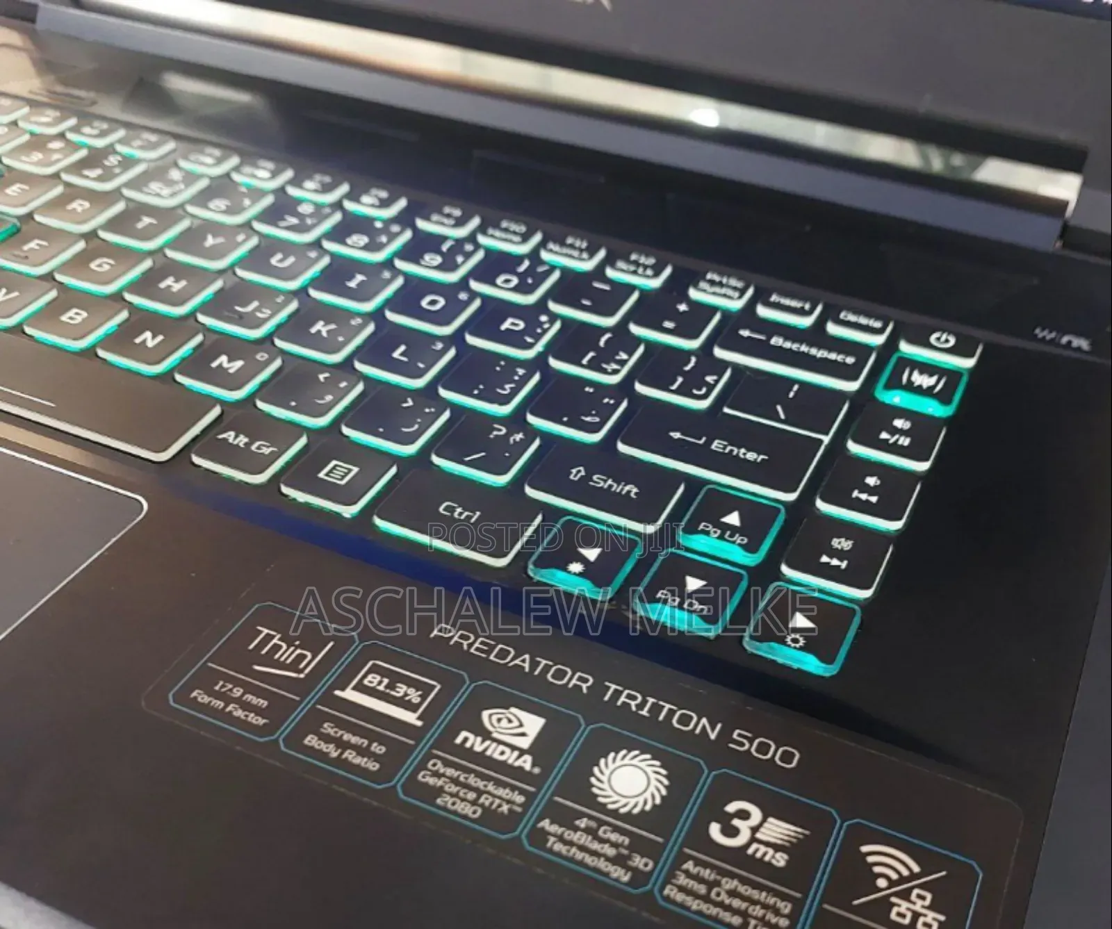 New Laptop Acer Predator Helios 300 16GB Intel Core I7 SSD 1T