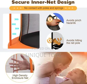 Outdoor Unique Flower Shape Trampoline With Enclosure Net