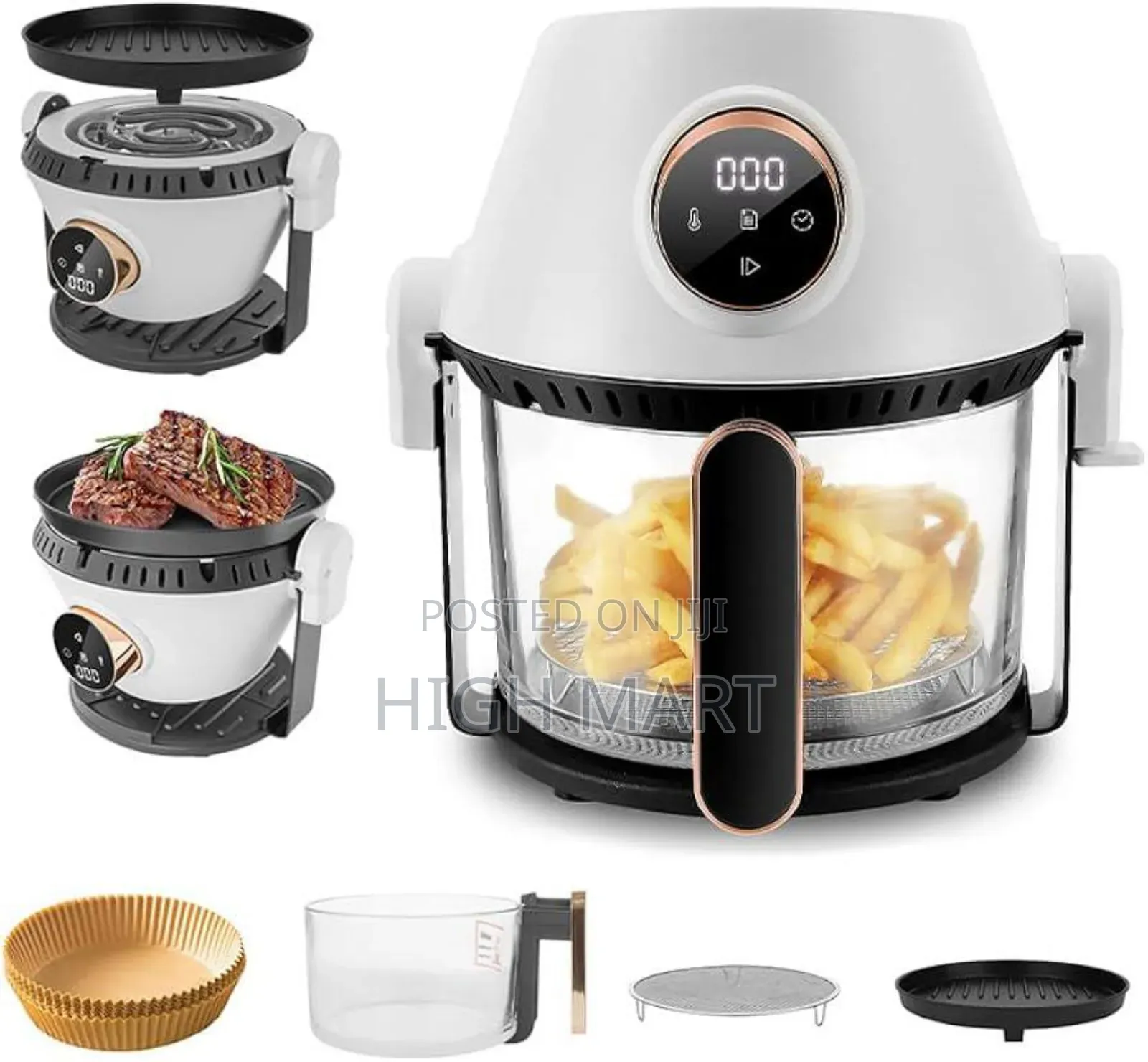 3 in 1 Air Fryer, Grill, Stove