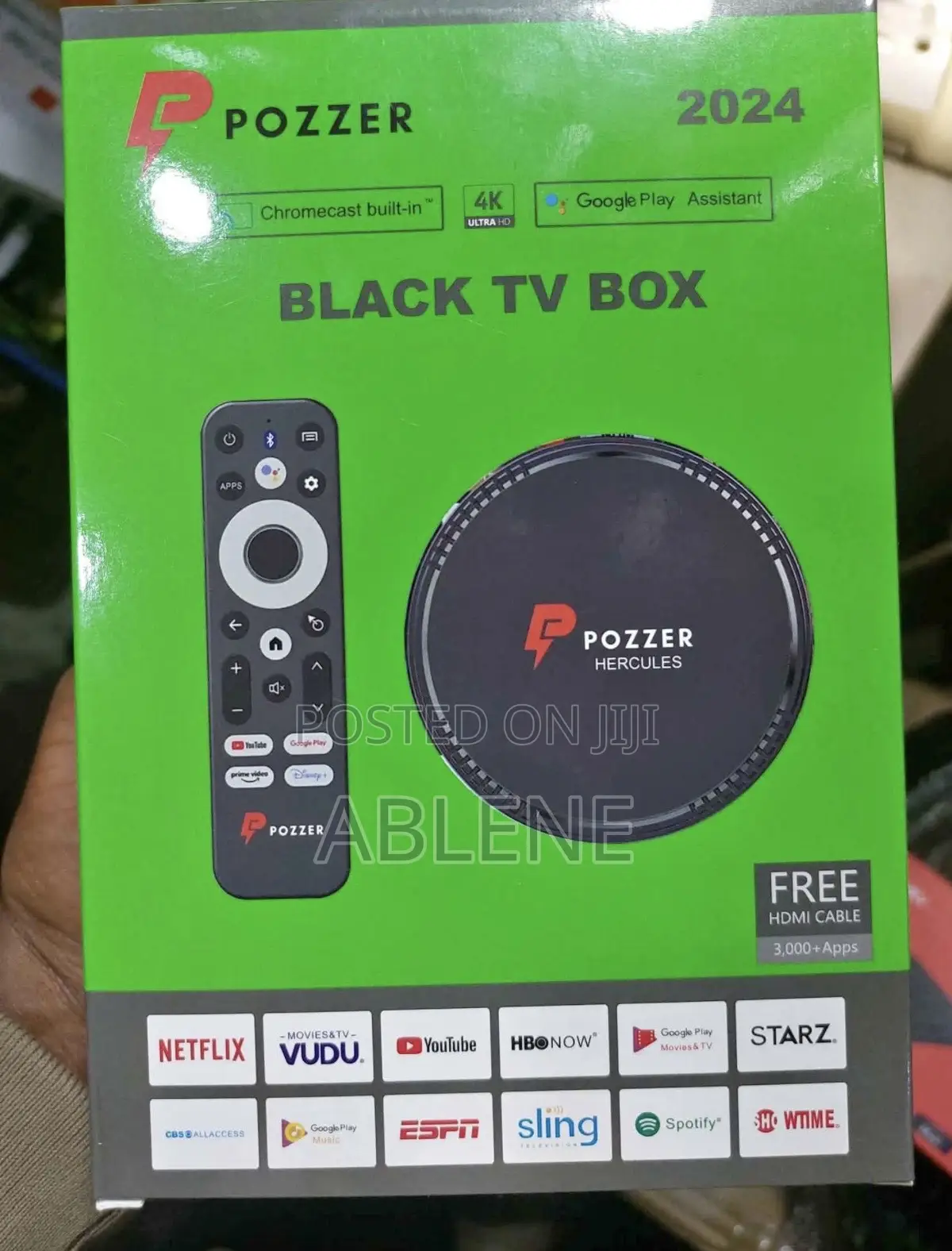 Pozzer Black Tv Box (Tv ስማርት ማረጊያ