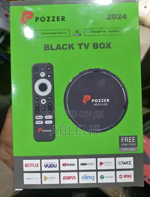Photo - Pozzer Black Tv Box (Tv ስማርት ማረጊያ