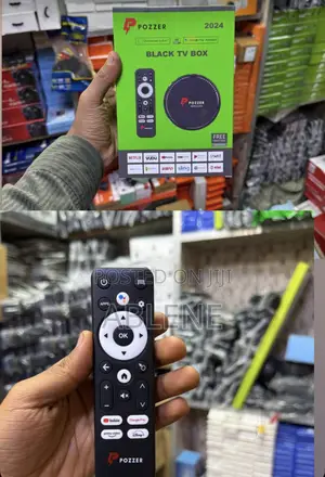 Pozzer Black Tv Box (Tv ስማርት ማረጊያ