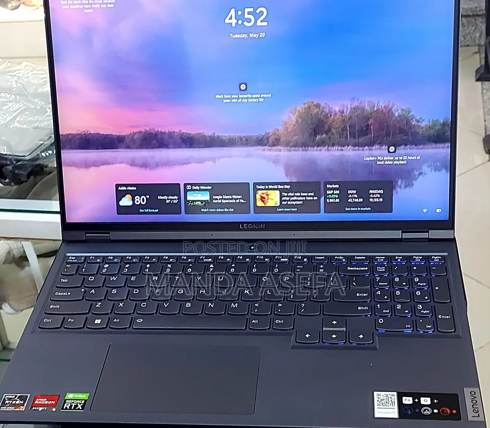 New Laptop Lenovo Legion 5 16GB AMD Ryzen 7 SSD 512GB