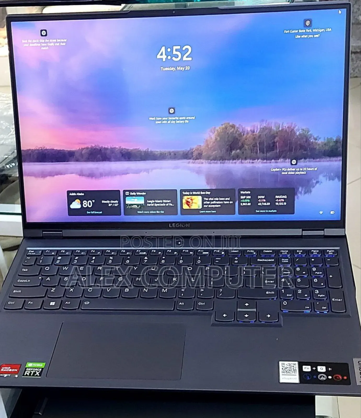 New Laptop Lenovo Legion 5 16GB AMD Ryzen 7 SSD 512GB