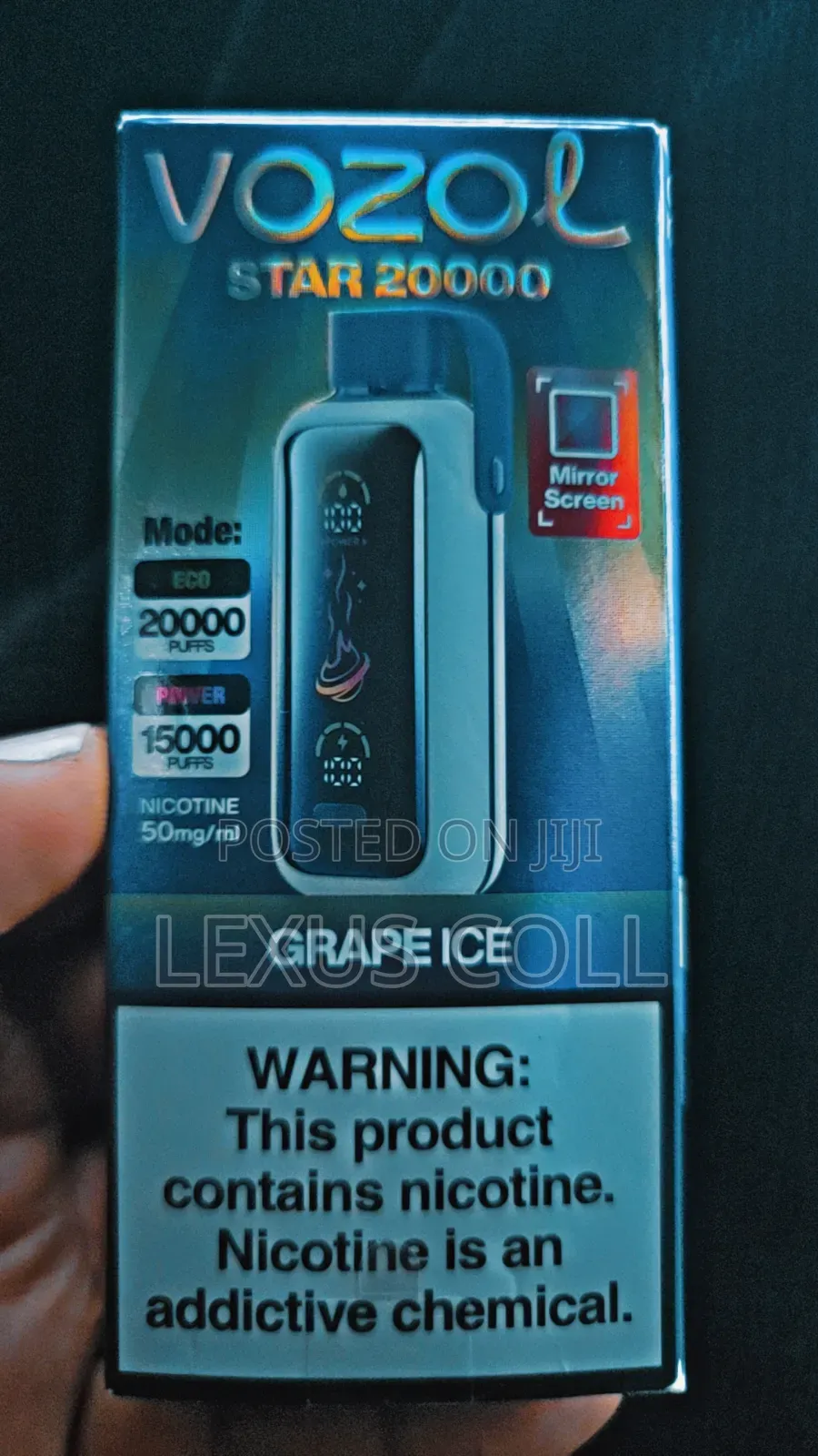 Grape Ice 20,000 Puff Vape