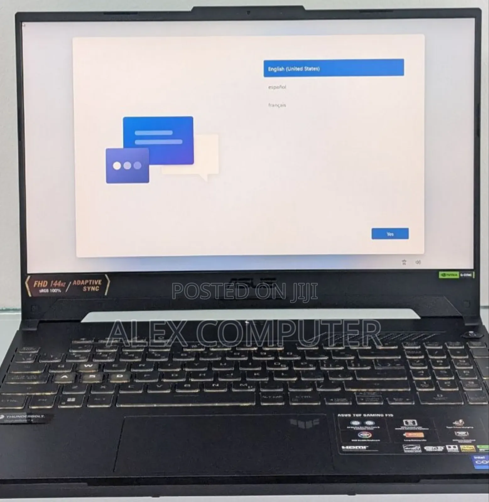 New Laptop Asus TUF Dash F15 16GB Intel Core I7 SSD 1T