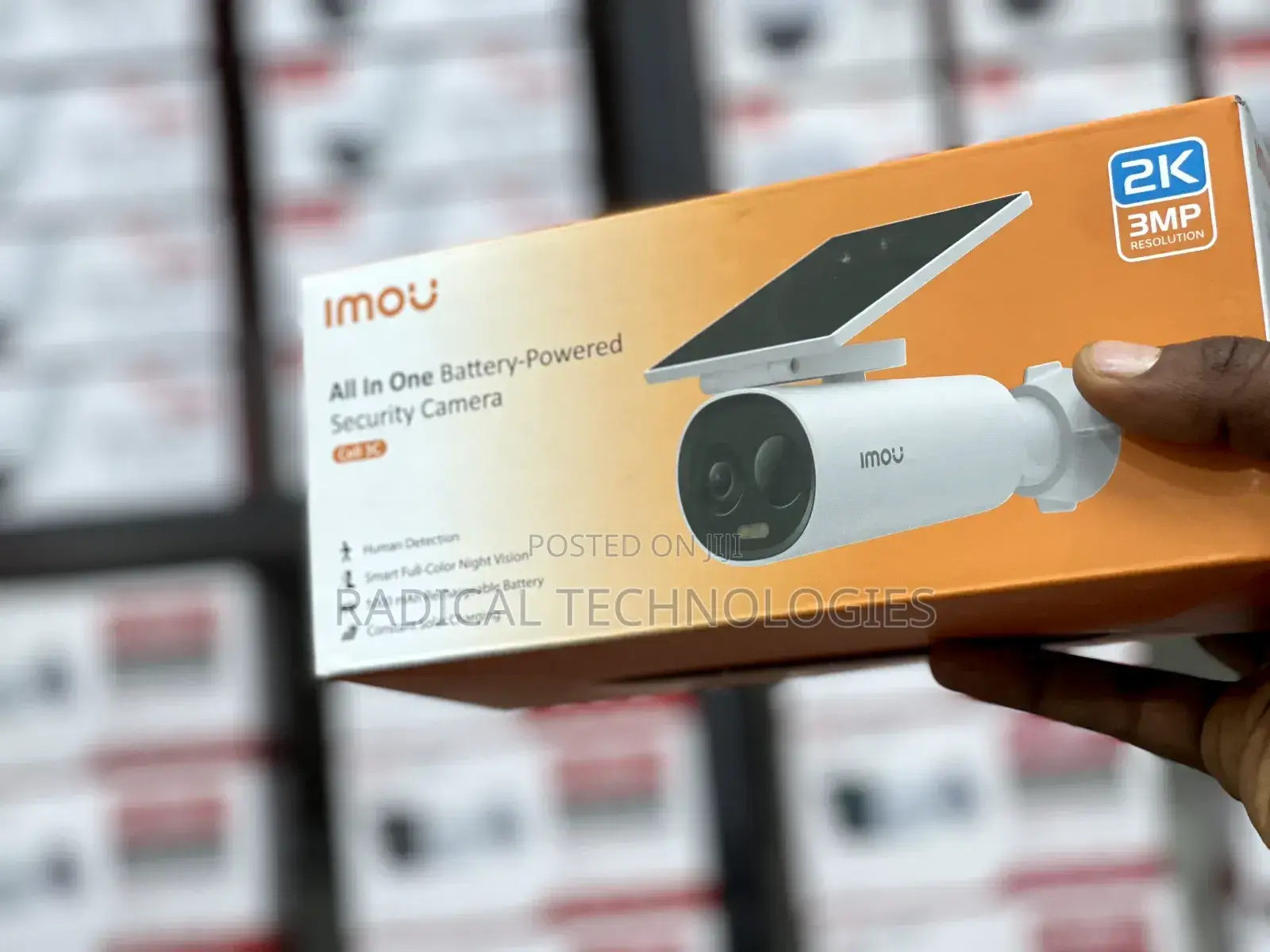 ያለ መብራት 120 ቀን መስራት የሚችል Imou Cell3c Security Camera Ezviz