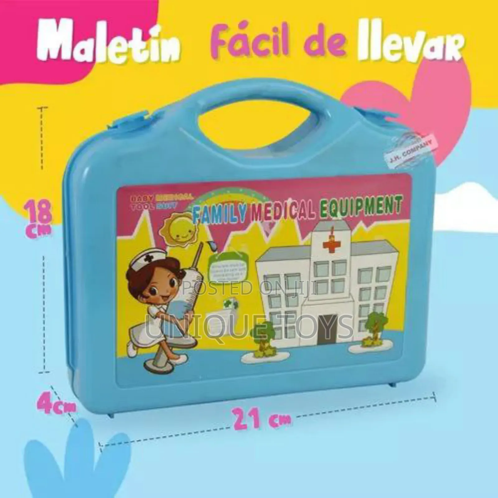 Little Doctor Family Medical Kit Suitcase: 11 Pieces