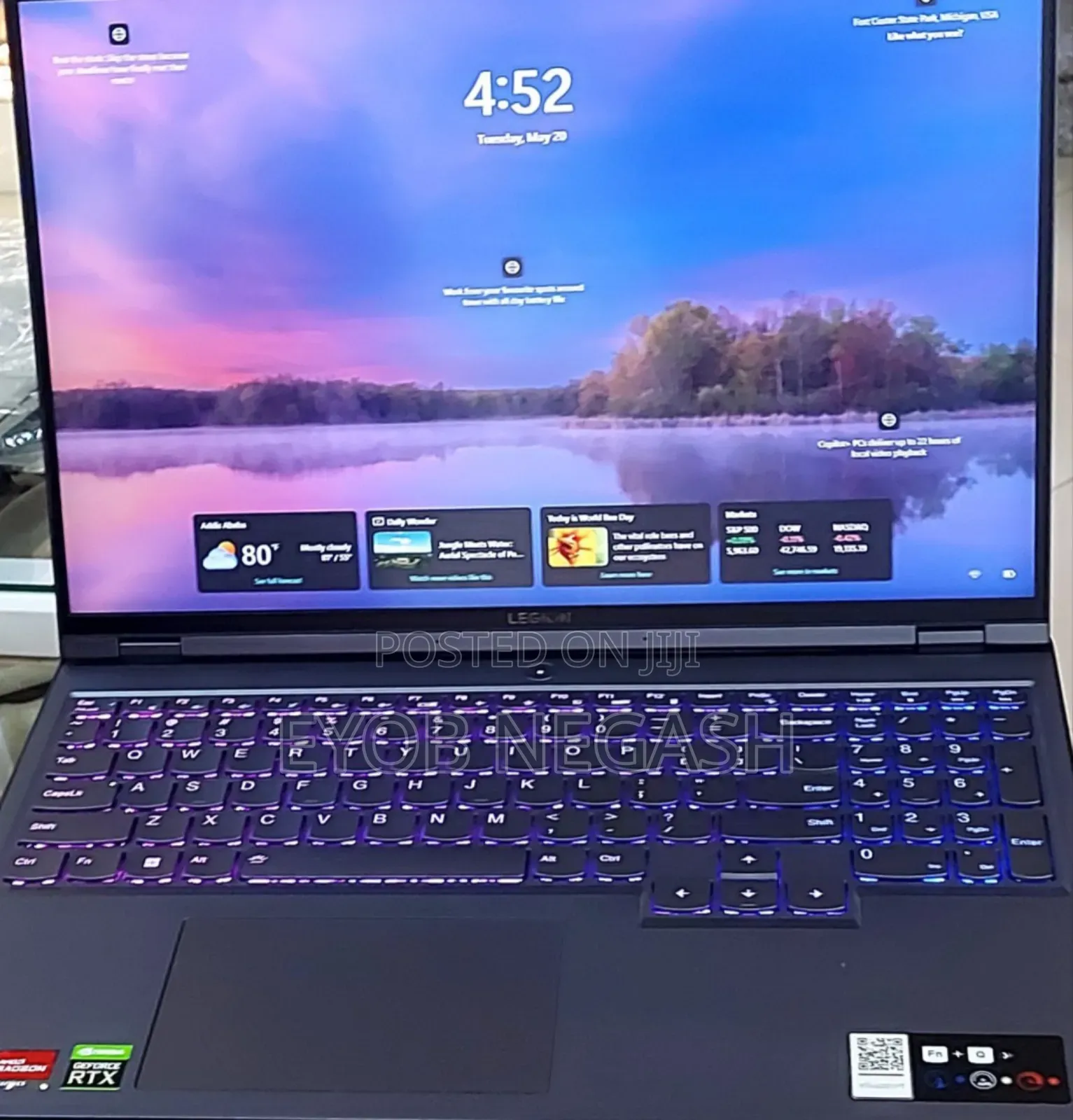 New Laptop Lenovo Legion 5 16GB AMD Ryzen 7 SSD 1T