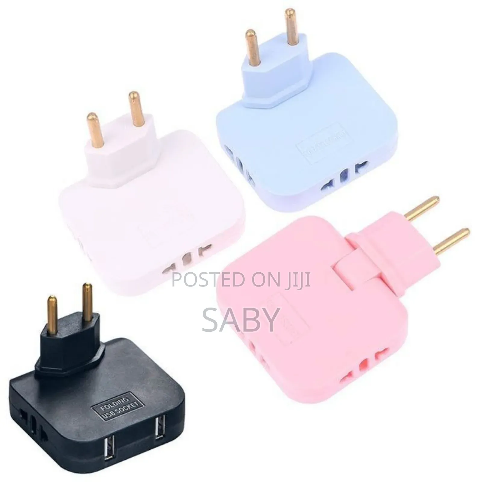 3 in 1 Foldable Adapter Extension Plug