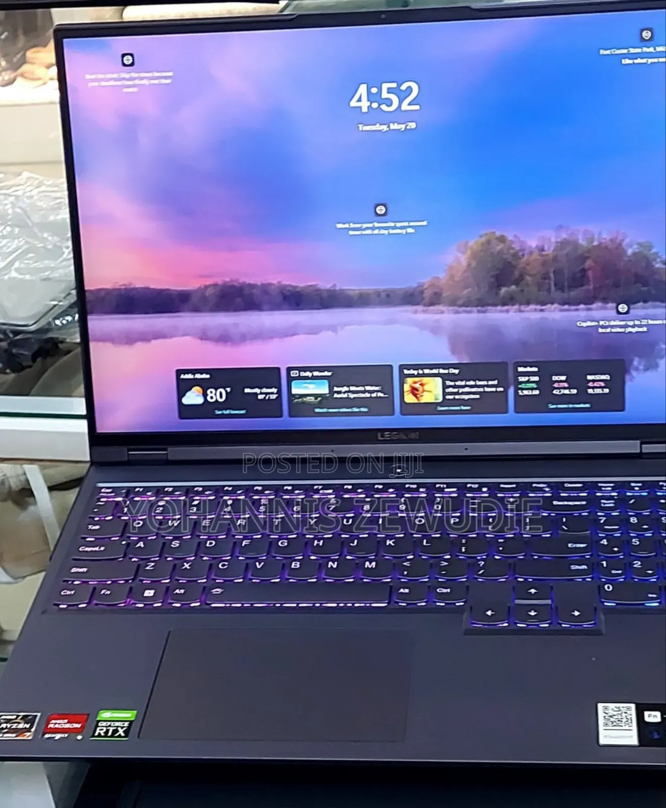 New Laptop Lenovo Legion 5 16GB AMD Ryzen 7 SSD 512GB