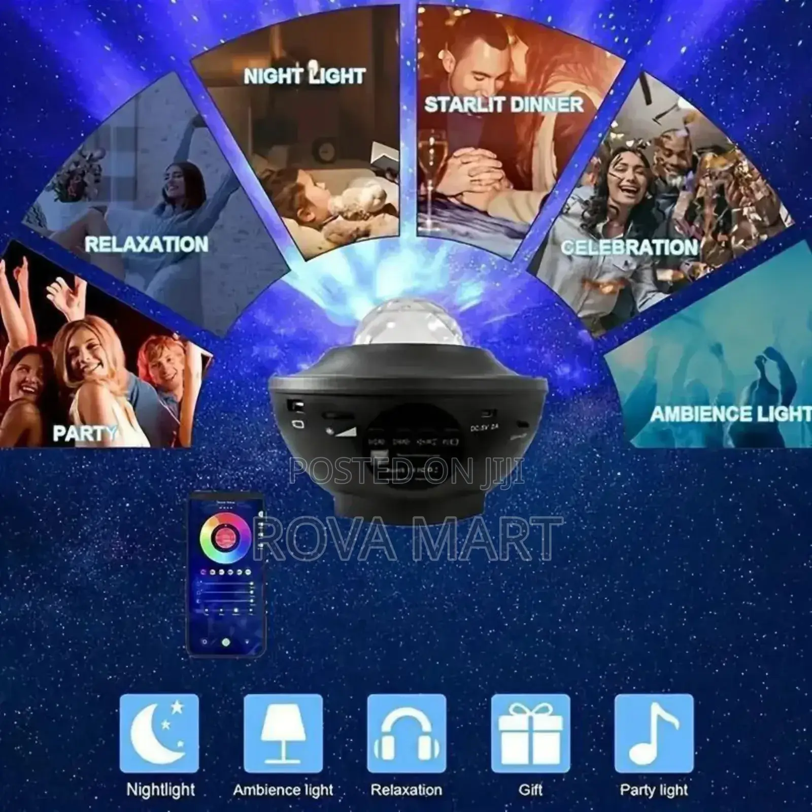 Sign Led Galaxy Projector Light