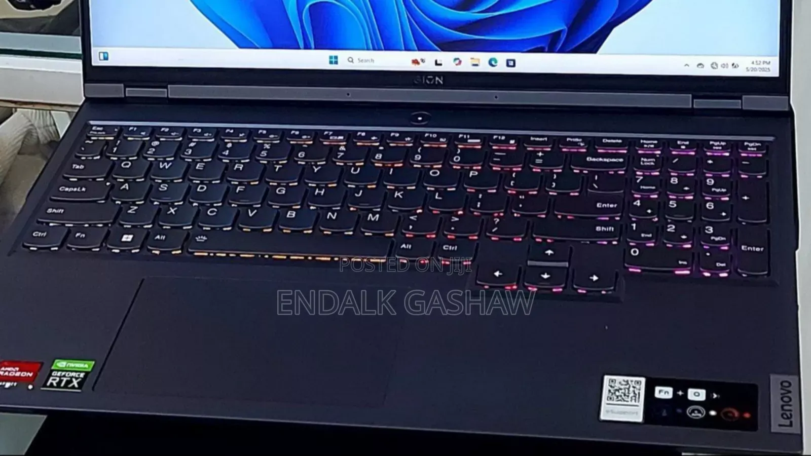 New Laptop Lenovo Legion 5 16GB Intel Core I5 SSD 512GB