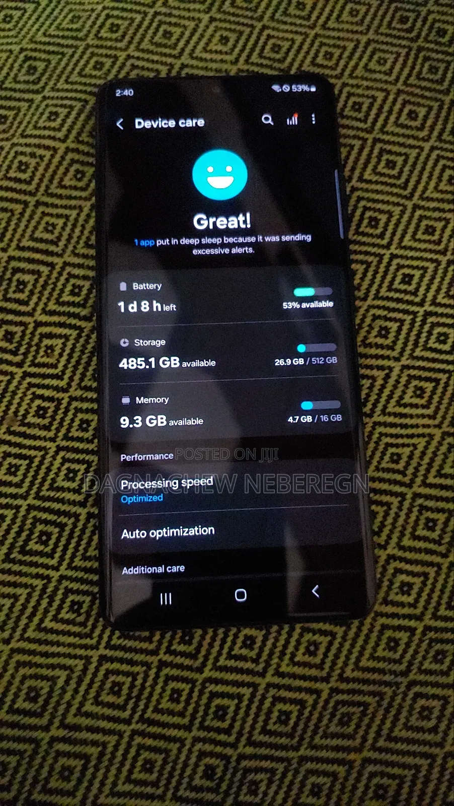 New Samsung Galaxy S21 Ultra 5G 512 GB Black