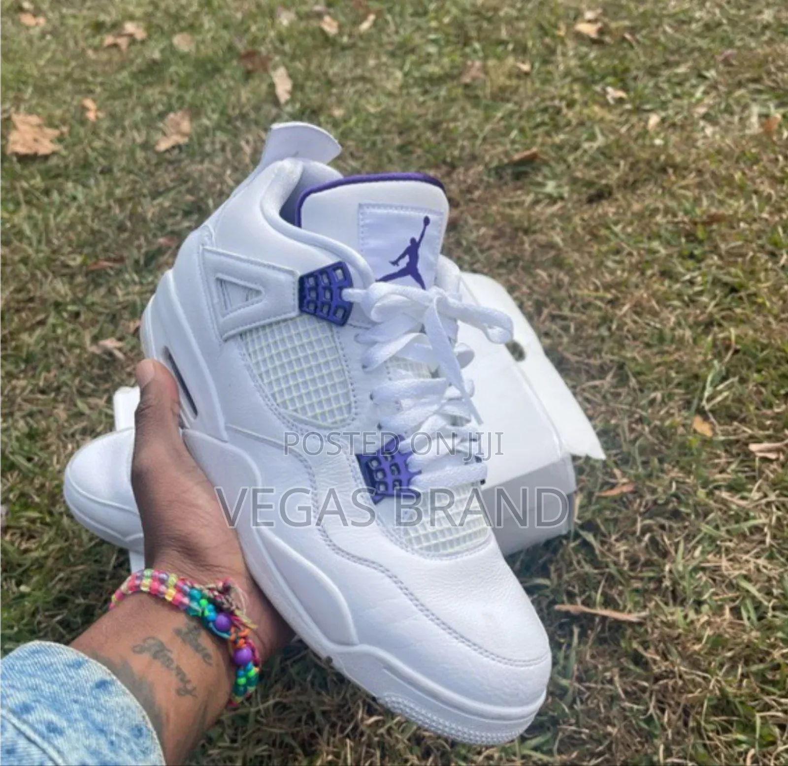 Air Jordan 4 Metallic Purple Original Quality Shoes