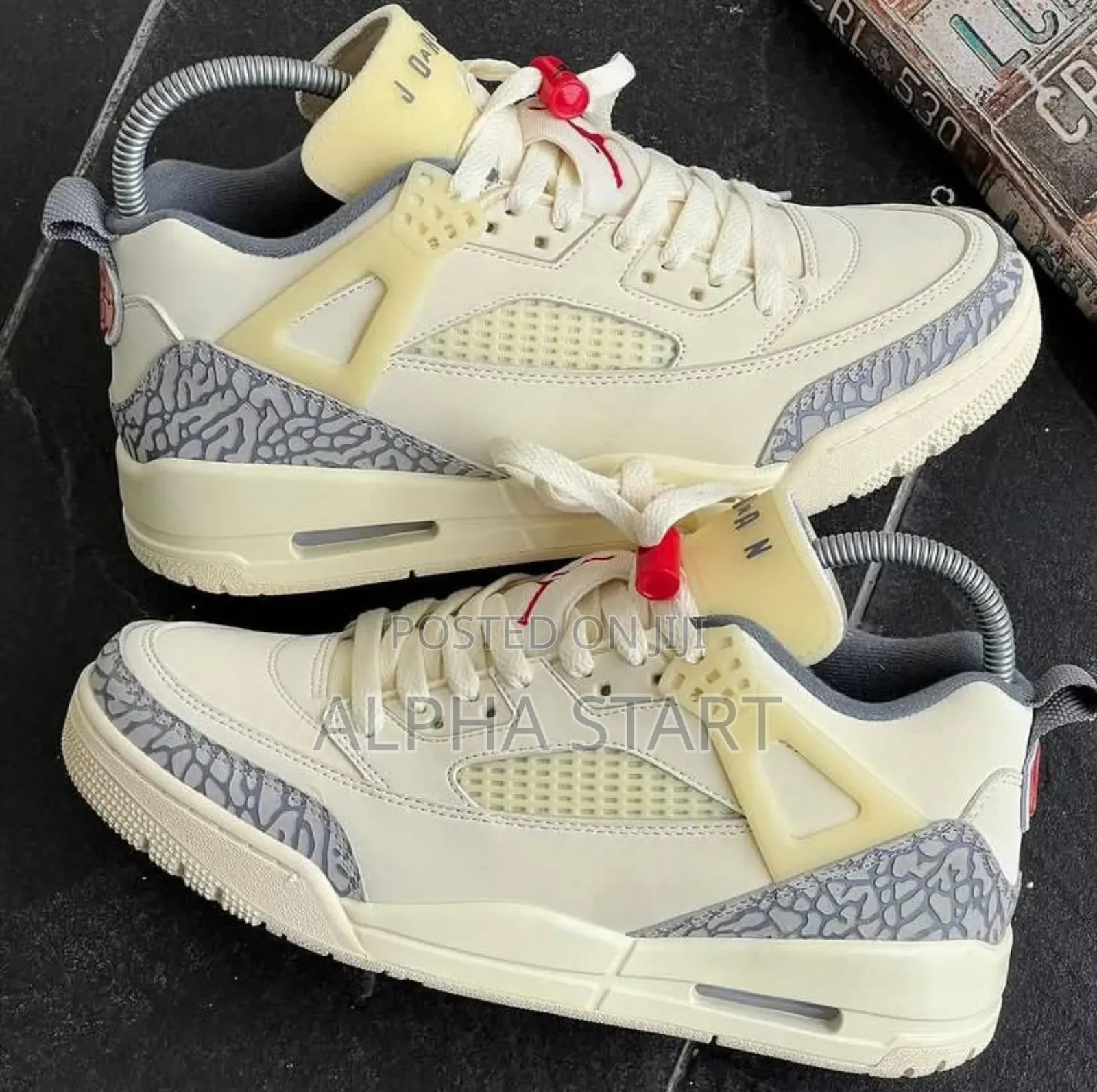 Air Jordan Spizike Low ‘Sail Uni Red’ Men’S Shoes