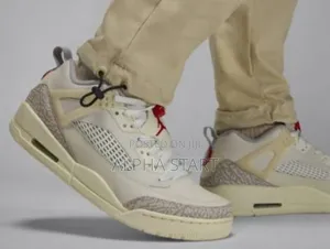 Air Jordan Spizike Low ‘Sail Uni Red’ Men’S Shoes