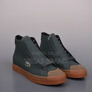 Photo - Lacoste Gripshot Mid Green Master Quality Shoes