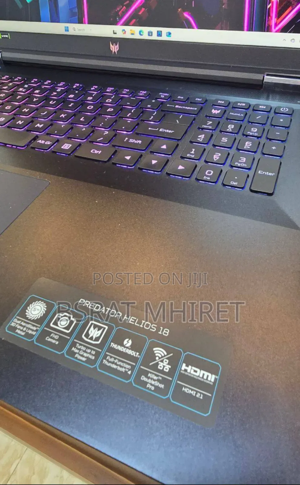 New Laptop Acer Predator Helios Neo 16 32GB Intel Core I9 SSD 1T