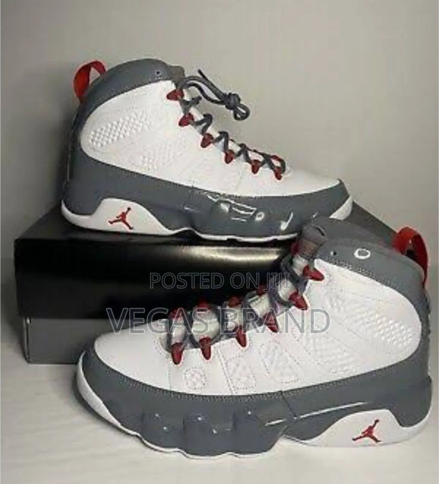 Air Jordan 9 Retro White Gray Master Quality Shoes