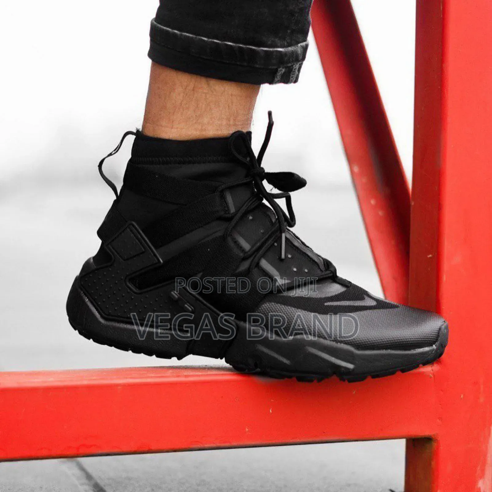 Nike Huarache Gripp Desert Triple Black Master Quality Shoes