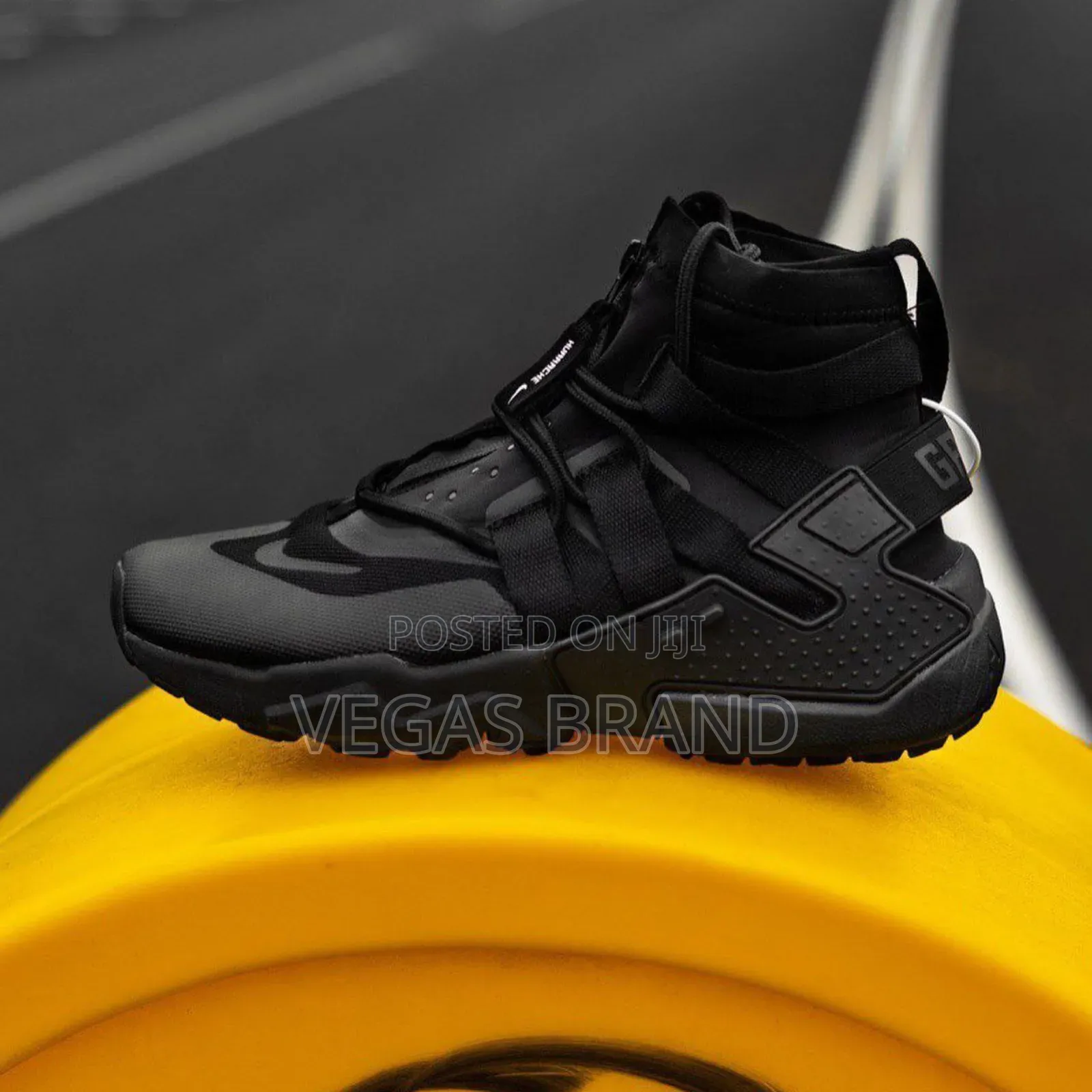 Nike Huarache Gripp Desert Triple Black Master Quality Shoes