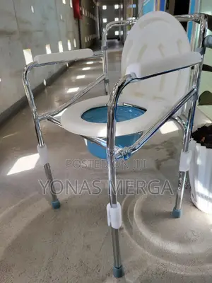 Commode Shower Chair With Bucket፭ظtoilet Chair0اsupport150kg