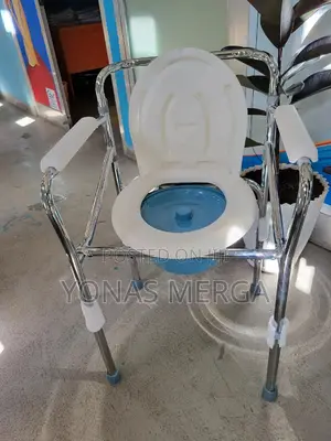 Photo - 3 in 1 Folding Steel Over Toilet Chair፫ئshower Chair0ةbath