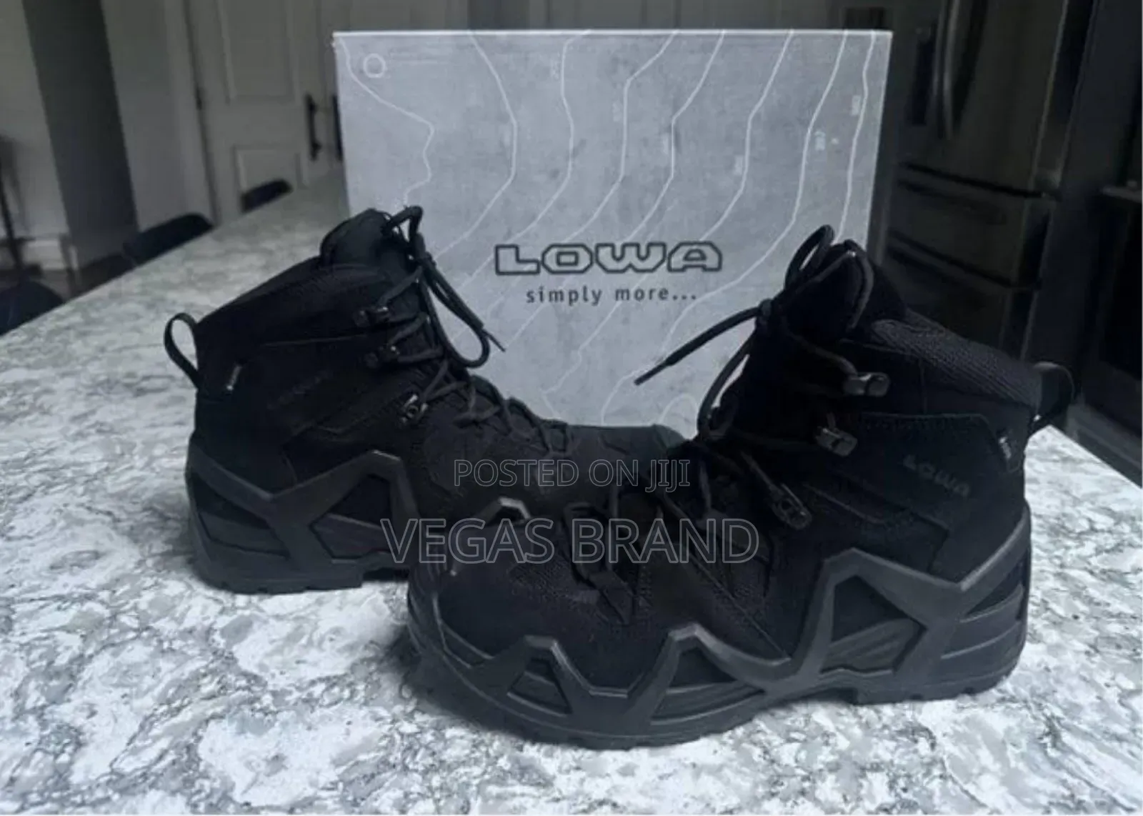 Lowa Men's Zephyr GTX Mid Black Master Quality Shoes